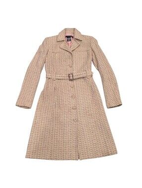 LAUNDRY BY SHELLI SEGAL TWEED COAT VINTAGE 0